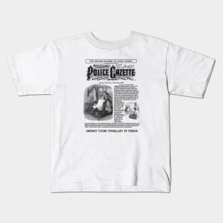 Sweeney Todd Newspaper Kids T-Shirt